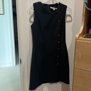 Veronica beard black size 6 bottom front dress